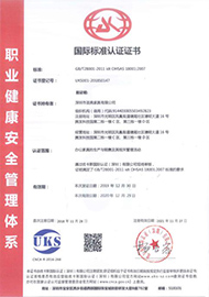 国际标准认证书